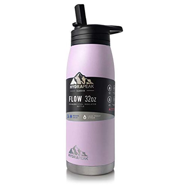 Hydrapeak Flow 32oz Stainless Steel Water Bottle Vacuum Insulated
