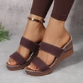 thumbnail image 3 of Mepaouo 2025 Sandales à Plateforme pour Femmes Mode Compensées Chaussures à Enfiler Espadrilles à Bout Ouvert Talons à Enfiler, 3 of 8