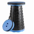 thumbnail image 1 of Tabouret Télescopique Portable, Tabouret Pliant Rétractable pour Camping Jardin Pêche Randonnée Voyage Barbecue, Tabourets Pliables Réglables, 1 of 5