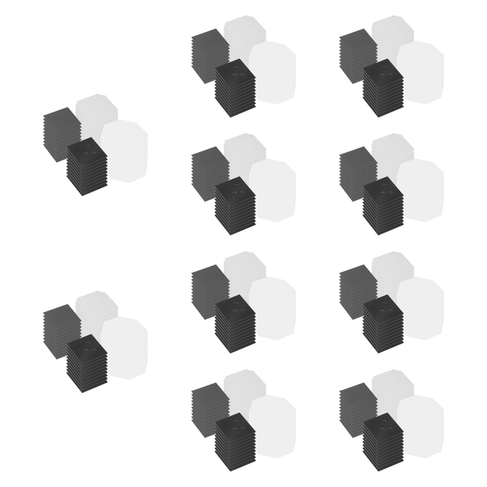 HOMYL 100 Pieces Button Maker Supplies for Button Maker Machine Button Parts Acrylic Board