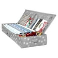 thumbnail image 1 of Wrapping Paper Storage Container - Fits up to 27 Rolls 1 3/8” Diam. - Underbed Gift Wrap Organizer Bags, Wrapping Paper Rolls, Ribbon, and Bows - Under Bed- Durable Material 600D - Up to 40” Rolls, 1 of 4