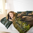 thumbnail image 3 of Erosebridal Capybara 7pcs Bedding Comforter Set,Wild Rodent Animal Queen Bedding Sets For Kids Girls ,Reversible Black, 3 of 7