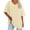 Yellow-22, variant on Mittory Women's Oversized T Shirts Tees Half Sleeve Crew Neck Cotton Tunic Tops