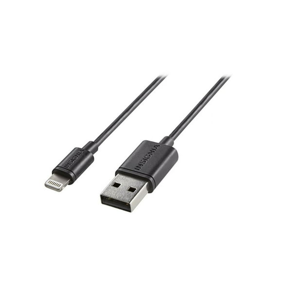 Cable USB Insignia Carga y sincronización 4' para iPhone iPad iPod Lightning