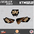 thumbnail image 4 of Kalair GFX Graphics Kit for Ktm SX85 SX105 (2006-2012) Fatality Series, 4 of 5