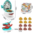 thumbnail image 2 of Juego familiar Anemeeoke Poop Funny Shooting con inodoro, 2 of 8