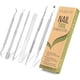 thumbnail image 1 of Paquete De 6 Limas Y Elevadores De Uñas Encarnadas, Kit De Herramientas De Eliminación De Uñas Encarnadas De Acero Inoxidable Quirúrgico Profesional, Tratamiento De Manicura, Herramientas De Pedicura, 1 of 7