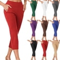 thumbnail image 4 of Seductiva YOGA Lightweight Pull On for Women Casual Lightweight Elastic High Waist Pants 2025 Summer High Waisted Lounge 1PC, 4 of 5