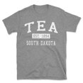 thumbnail image 1 of Tea South Dakota Classic Established Men's Cotton T-Shirt, 1 of 1