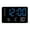 Blue light black she, variant on JZROCKER 10.5in Digital Wall Clock With Date, Temperature and Auto Daylight Savings Time Desk Decoration Color Option