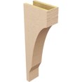 thumbnail image 5 of 5"W x 10"D x 30"H Thin Moab Rough Cedar Woodgrain TimberThane Corbel, Primed Tan, 5 of 6
