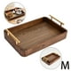 thumbnail image 2 of Bandeja rectangular para servir desayuno, mesa de café, vajilla, bandeja de té M, 2 of 9