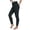 Black, variant on Honeycomb Textured High Waisted Leggings for Women Lifting Tummy Control Scrunch Booty Yoga Gym Workout Pants, Size L