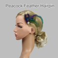 thumbnail image 3 of CIYISON Cute Sweet Girls Crystal Peacocks Feather Hair Clip Sparkling Fairy Hair Clip, 3 of 8