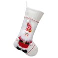 thumbnail image 2 of Calcetines Decorativos Navideños con Diseño de Muñeco de Nieve para Ancianos, Calcetines Blancos para Regalo, Decoración Colgante para Chimenea Del Hogar., 2 of 4