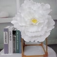 thumbnail image 3 of Stage Party Supply 50CM Wedding Decoration Giant Background Wall Peony False Flower PE Foam Rose Flower Simulation Rose Flowers WHITE, 3 of 8