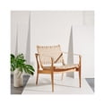 thumbnail image 4 of Safavieh Dilan Safari Chair Furn Accent Chairs, White, 1' X 1', Square, 4 of 5