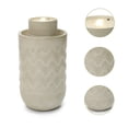 thumbnail image 4 of LuxenHome Outdoor Lighted Polyresin Fountain with Planter, Decorative Garden Accent, 4 of 14