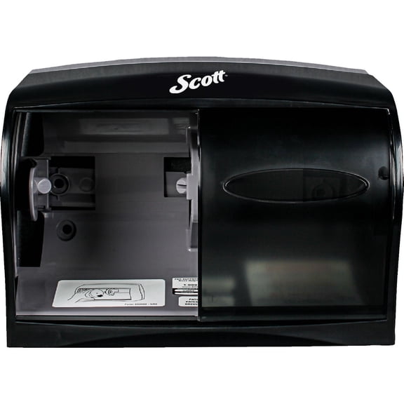 Kimberly-Clark Kimberly Clark Scott Essential Coreless SRB Double Roll Toilet Paper Dispenser — Residential Use, Standard Application