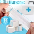 thumbnail image 2 of JJ CARE Micropore Tape [Pack of 14], 1” x 10 Yards, Breathable Paper Tape Medical Use, Latex-Free Paper Surgical Tape, Individually Boxed Paper Bandage Tape Rolls, 2 of 8
