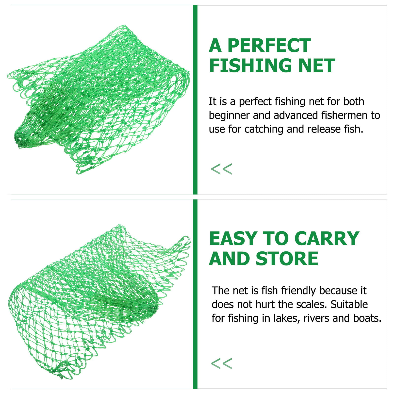 1pc Premium Landing Net Fish Dip Net Catch Release Landing Net Fishing  Equipment 