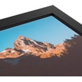thumbnail image 3 of ArtToFrames 21" x 21" Satin Black Reverse Step Picture Frame, 21x21 inch Black Wood Poster Frame (WOM-1419), 3 of 9