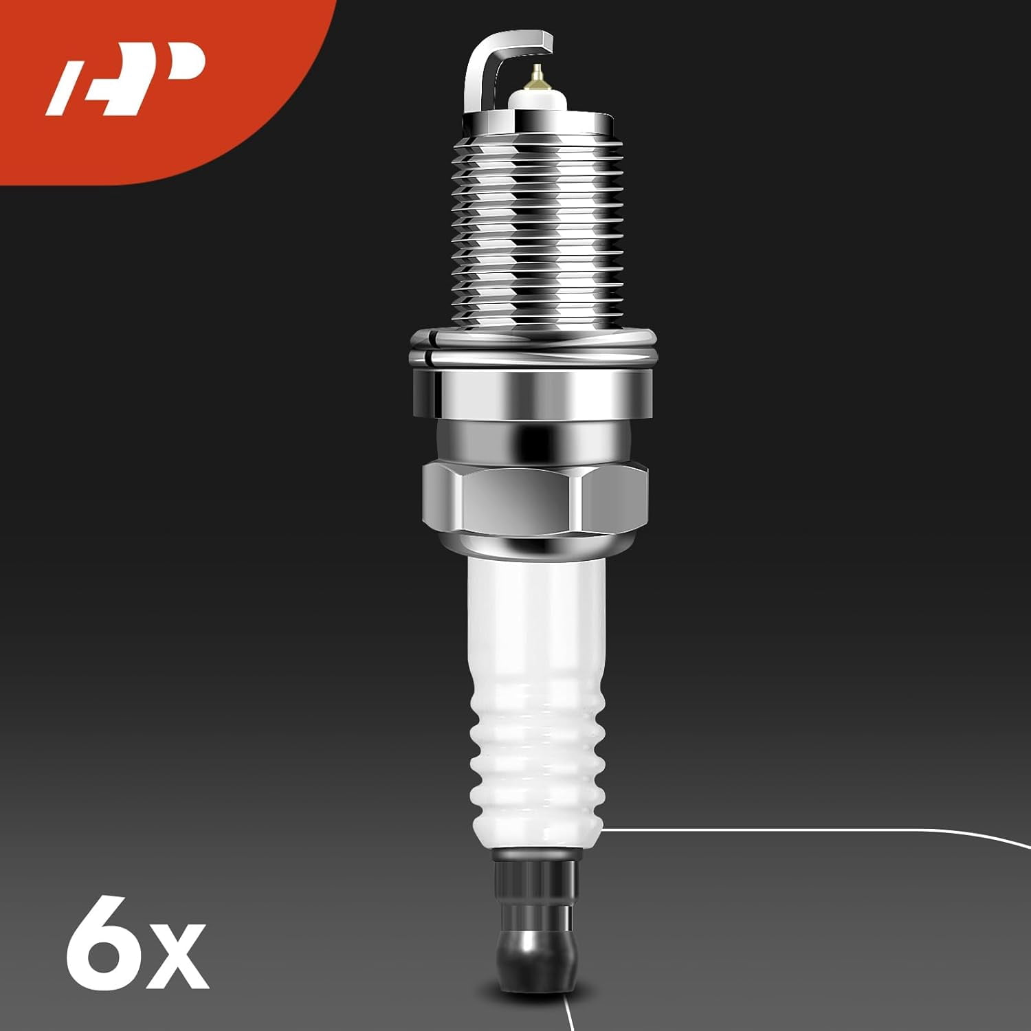 A-Premium Set of 6 Ignition Coil Pack and Iridium Spark Plugs Compatible with Nissan Maxima 2000-2001 & Infiniti I30 2000-2001, 3.0L, Replace# 22448-2Y006, NGK6953