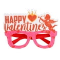 thumbnail image 1 of Fiudx Gafas de San Valentín, Accesorios Divertidos para Fiestas, Montura Flexible, Duraderas y Cómodas, Suministros de Fotografía, Presentaciones En El Escenario, Diversión En Discotecas, Material Pl, 1 of 2