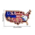 thumbnail image 6 of AZXY 4th of July Decor, Patriotic USA Map Wooden Sign with American Flag, Soldiers & Eagle Design, Ideal for Independence Day, Veterans Day & Patriotic Party Decorations, 6 of 7