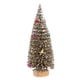 thumbnail image 1 of Árbol de Navidad artificial de mesa, decoración navideña para fiestas. Oro oscuro 20cm, 1 of 9