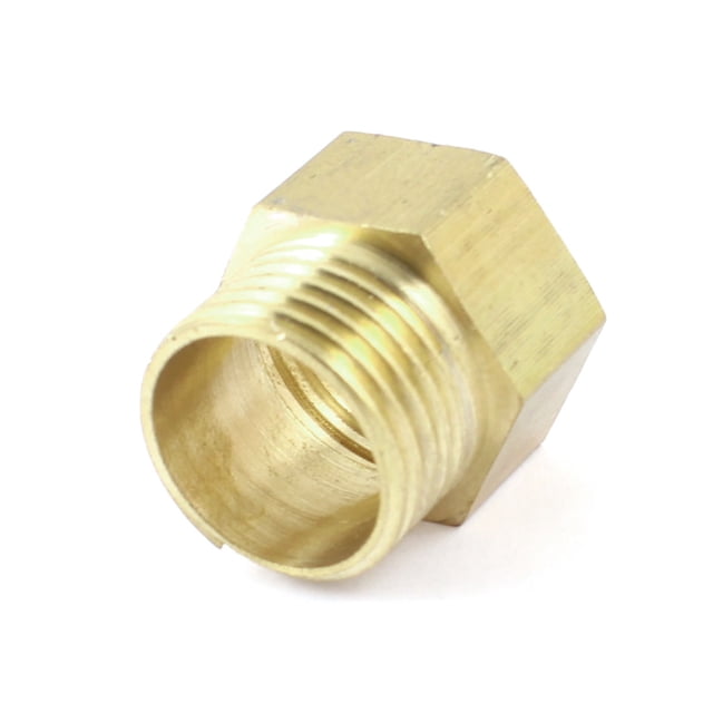 1/2 NPT Hembra a 1/2 PT Macho Unique Bargains Conector de tubería de buje de rosca hexagonal