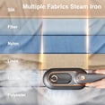 thumbnail image 6 of A PLUS MAX 2-in-1 Steam Iron & Clothes Steamer - Handheld Portable Garment Wrinkle Remover, Fast Heat-Up, Large Soleplate, 150ml Water Tank - Lightweight for Home, Travel#Summervibes, 6 of 11