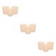 thumbnail image 2 of Bearachild 3 piezas papelera de basura estilo moderno cubo de basura baño pequeño cubo cesta para salón escritorio de oficina beige / l Type1 NO1, 2 of 6