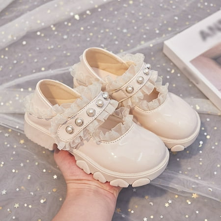 

eczipvz Toddler Sandals Girl Girls Single Shoes Mesh Bowknot First Walkers Shoes Toddler Sandals Princess Shoes