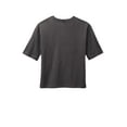 thumbnail image 4 of District Adult Female Women Plain Elbow Sleeves T-Shirt Hthrd Charcoal Large, 4 of 4