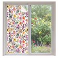 thumbnail image 2 of Spring Botanical Window Privacy Film, Watercolor Floral Flowers Country Vintage Static Cling UV Sun Blocking Tint Film Heat Control Windows Films for Bedroom Bathroom, Window Stickers 35.4"x78.7", 2 of 8