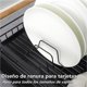 thumbnail image 5 of Escurridor de Trastes, 1 Nivel Con Bandeja, Estante de Secado Para Platos, Soporte Para Utensilio y Tabla de Cortar (Negro), 5 of 9