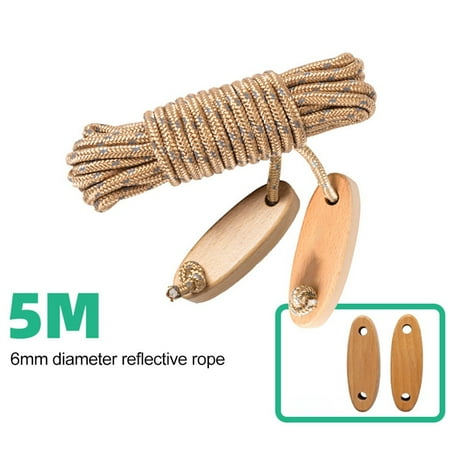 

Yannee 6mm thick reflective rope windproof rope outdoor canopy tent adjustment rope