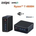 thumbnail image 2 of Mini PC para juegos AMD Ryzen7 4800H 5800H 4500U 7530U Pocket Dual HDMI LAN WIFI6 BT5.2 NUC Computadora de escritorio para oficina DDR4 NVMe, 2 of 4