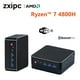 thumbnail image 2 of Mini PC para juegos AMD Ryzen7 4800H 5800H 4500U 7530U Pocket Dual HDMI LAN WIFI6 BT5.2 NUC Computadora de escritorio para oficina DDR4 NVMe, 2 of 4