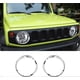 thumbnail image 4 of for Jimny Front Grille Insert + Headlight Cover Trim for 2019 2020 Silver, 4 of 5
