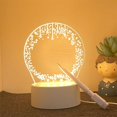 thumbnail image 1 of Luminous Erasable Acrylic Memo Board+ Pen- Romantic For Couple× Night Light, 1 of 8