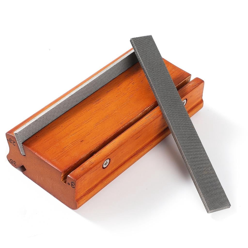 Yihuala Fret File Set 3/23/35 Degree High Precisions Fretwork File for Guitar Maintenance and Professional Fretboard Refinements