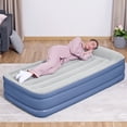 thumbnail image 6 of Bestway Tritech Air Mattress Twin 18” with Built-in AC Pump and Antimicrobial Coating, 6 of 8