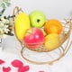 thumbnail image 3 of Cesta de comida Macarena Canasta de frutas 28x20 cm Oro, 3 of 8