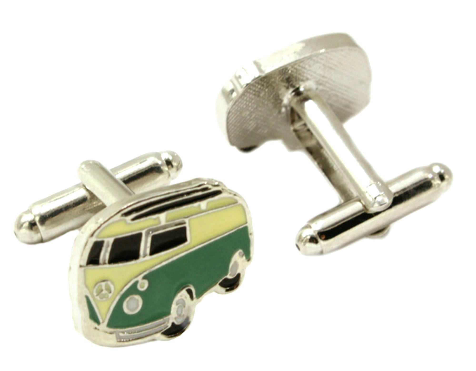 Hippie Bus Fashion Novelty Cuff Links Biker Auto Series with Gift Box