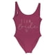 thumbnail image 1 of S-3xl Gold Print Team Bride One-piece Swimsuit Squad Women Swimwear Bachelorette Party Swimsuit Summer Beatchwear Bathing Suit, 1 of 4