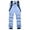 Blue 1, variant on Women's Men's Detachable Ski Bib Pants Outdoor Windproof Waterproof Unisex Snow Pants Winter Warm Pants