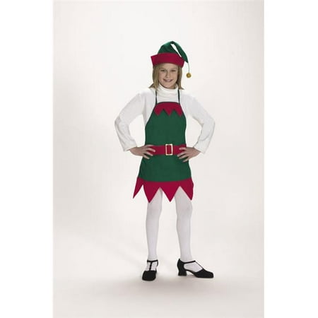 Elf Holiday Apron & Hat- Size Child 4-12