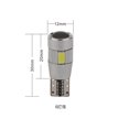 thumbnail image 3 of 2x Blanco T10 6-SMD 5630194168 LED Luz Trasera de Coche Ancho de Lámpara Indicadores de Bombillas Macarena Luz de coches, 3 of 7